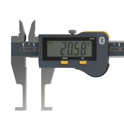SYLVAC Digital Caliper S_Cal EVO INT GROOVE 150 mm IP67 (810.1600) BT depth rod 4x1,4 mm